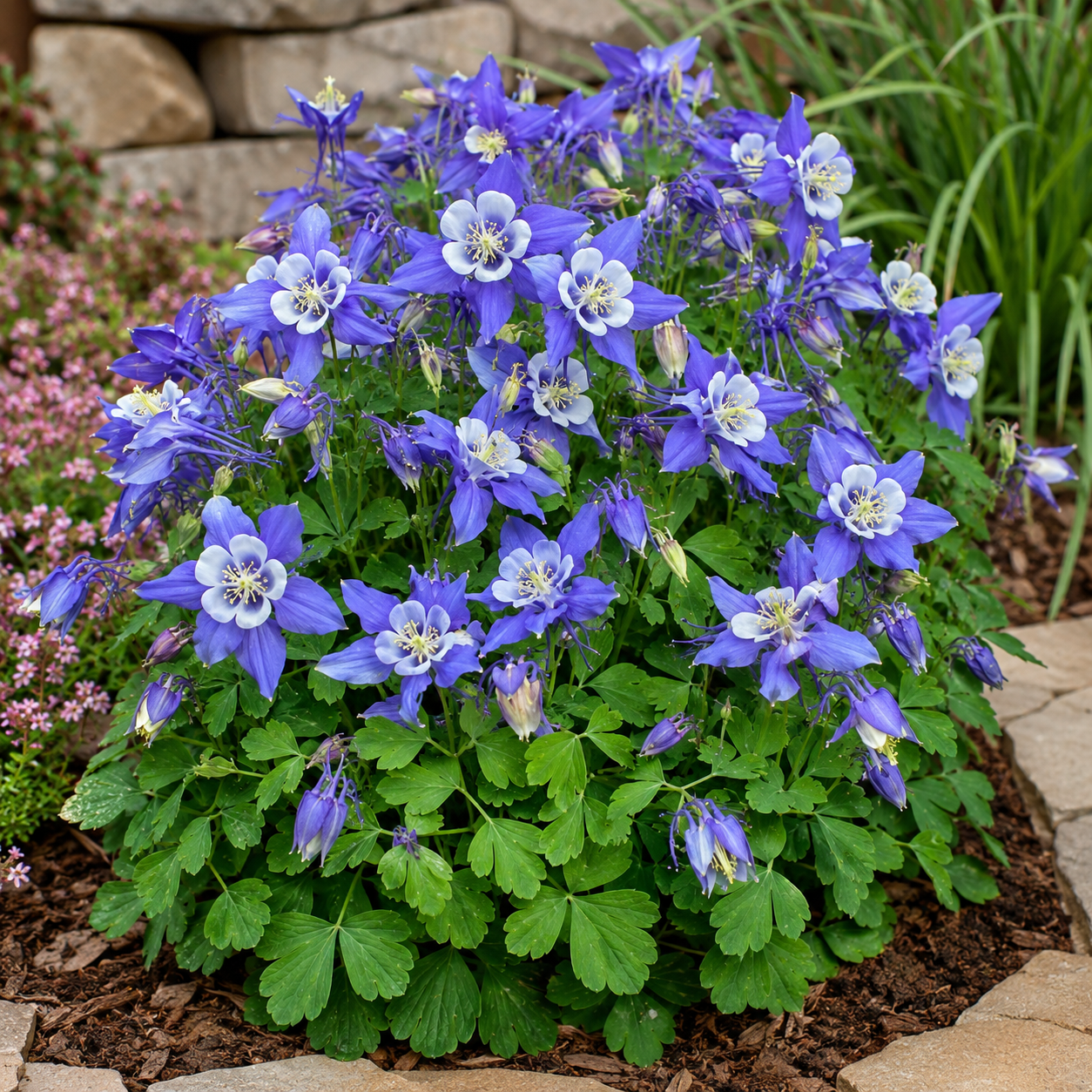Aquilegia Seeds for Beds and Borders - home garden seed pack