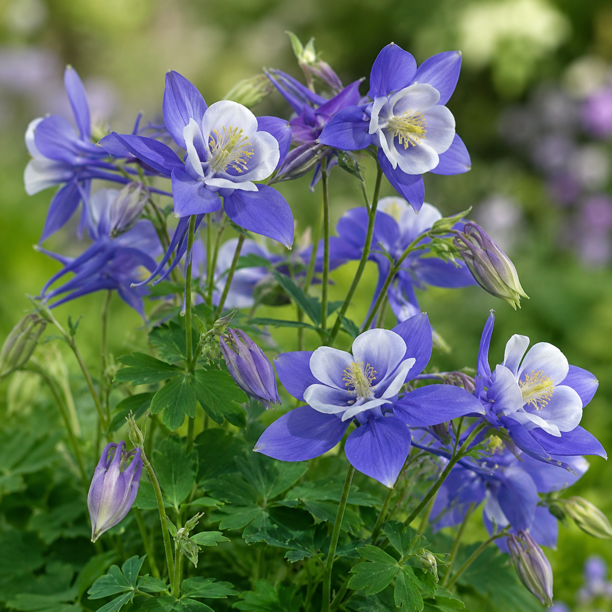 Aquilegia Seeds for Beds and Borders - home garden seed pack