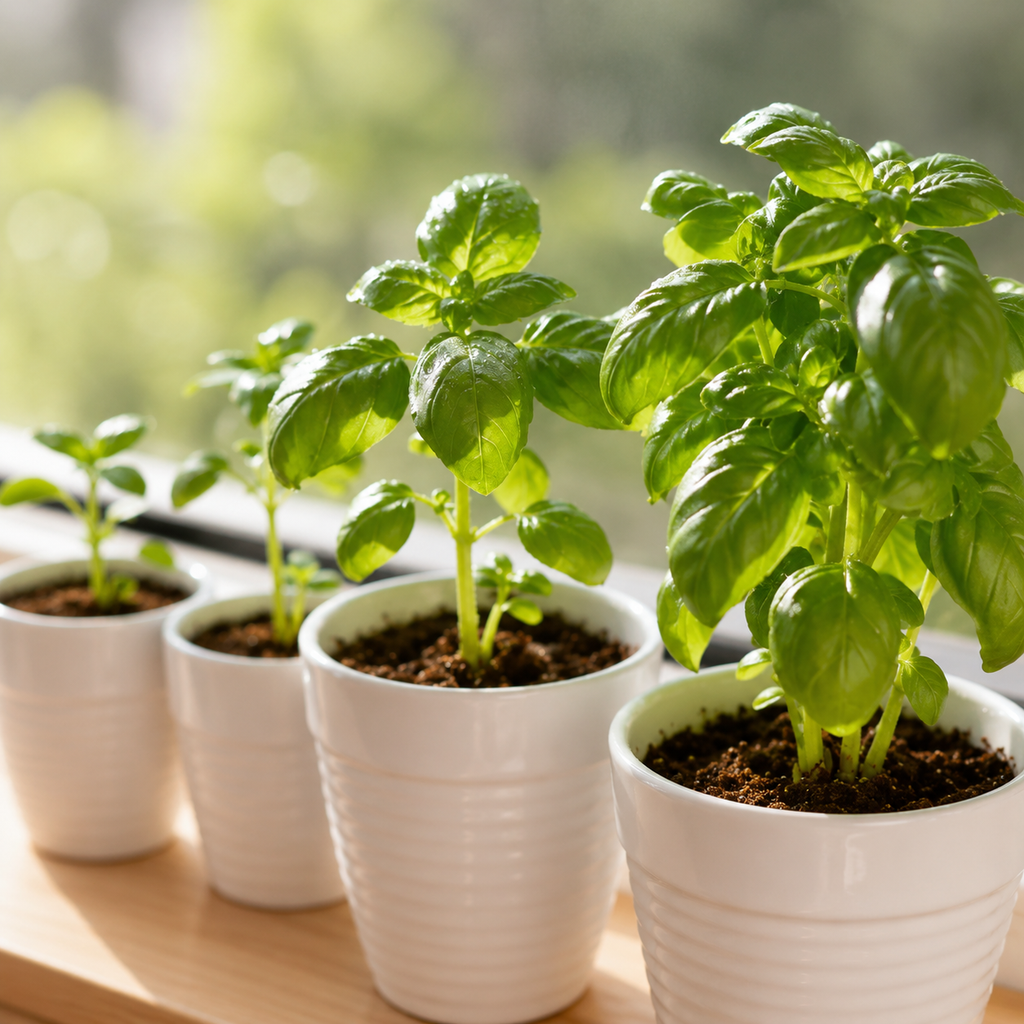 Basil Seeds for Beds and Borders - home garden seed pack