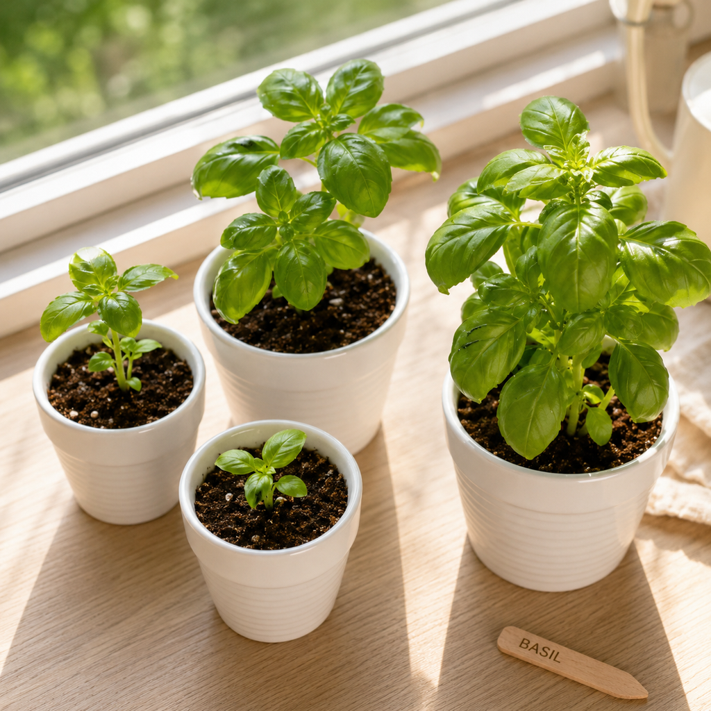 Basil Seeds for Beds and Borders - home garden seed pack