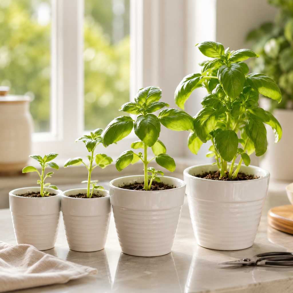 Basil Seeds for Beds and Borders - home garden seed pack