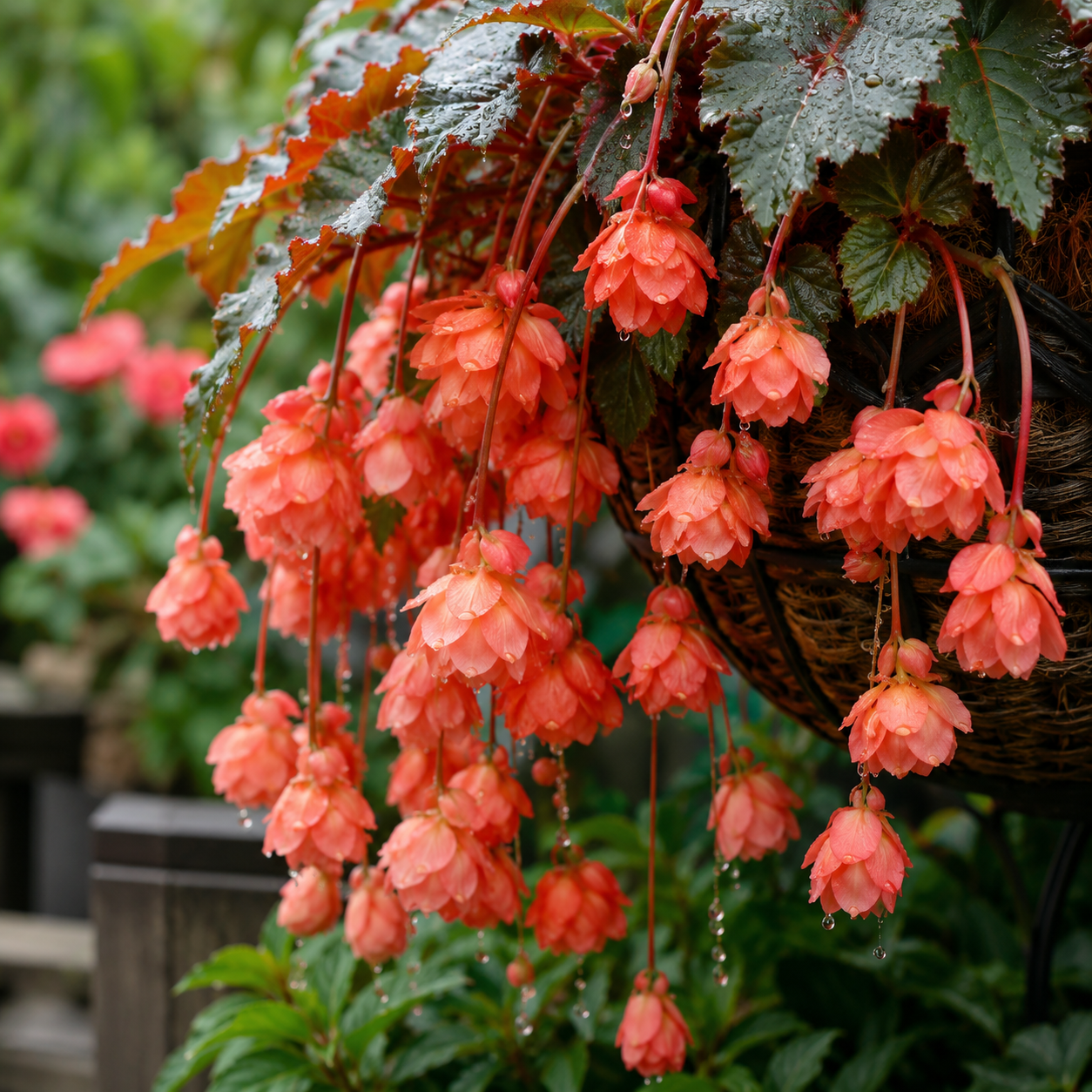 Garden Begonia Flower Seeds - home garden seed pack