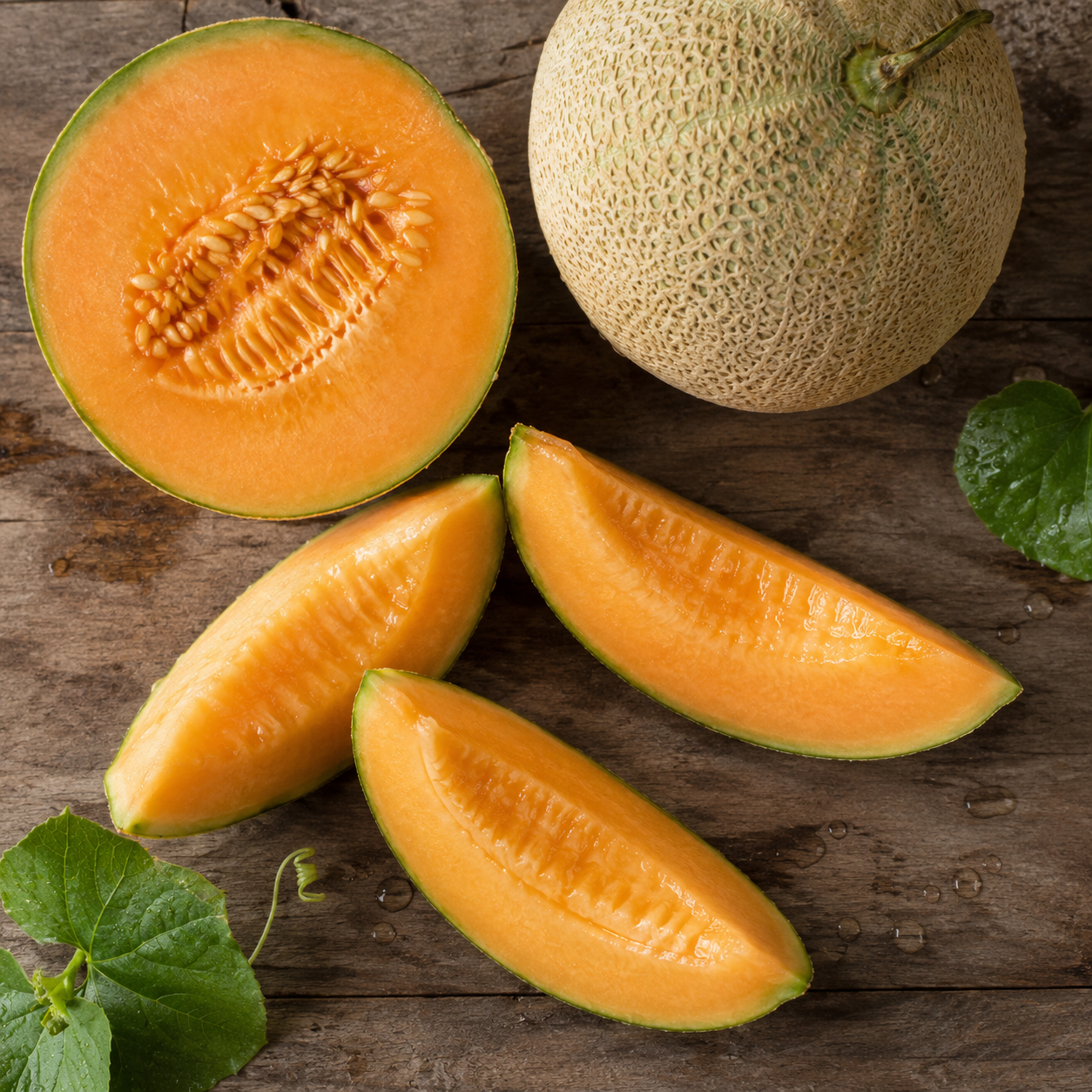Home Garden Cantaloupe / Hami Melon Fruit Seeds - home garden seed pack