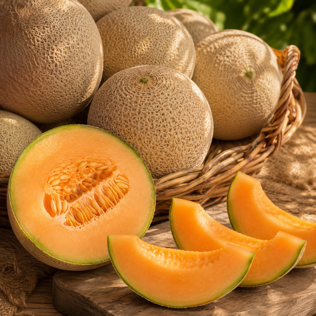 Home Garden Cantaloupe / Hami Melon Fruit Seeds - home garden seed pack