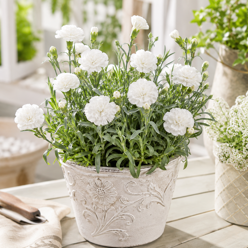 Garden Carnation Flower Flower Seeds - home garden seed pack