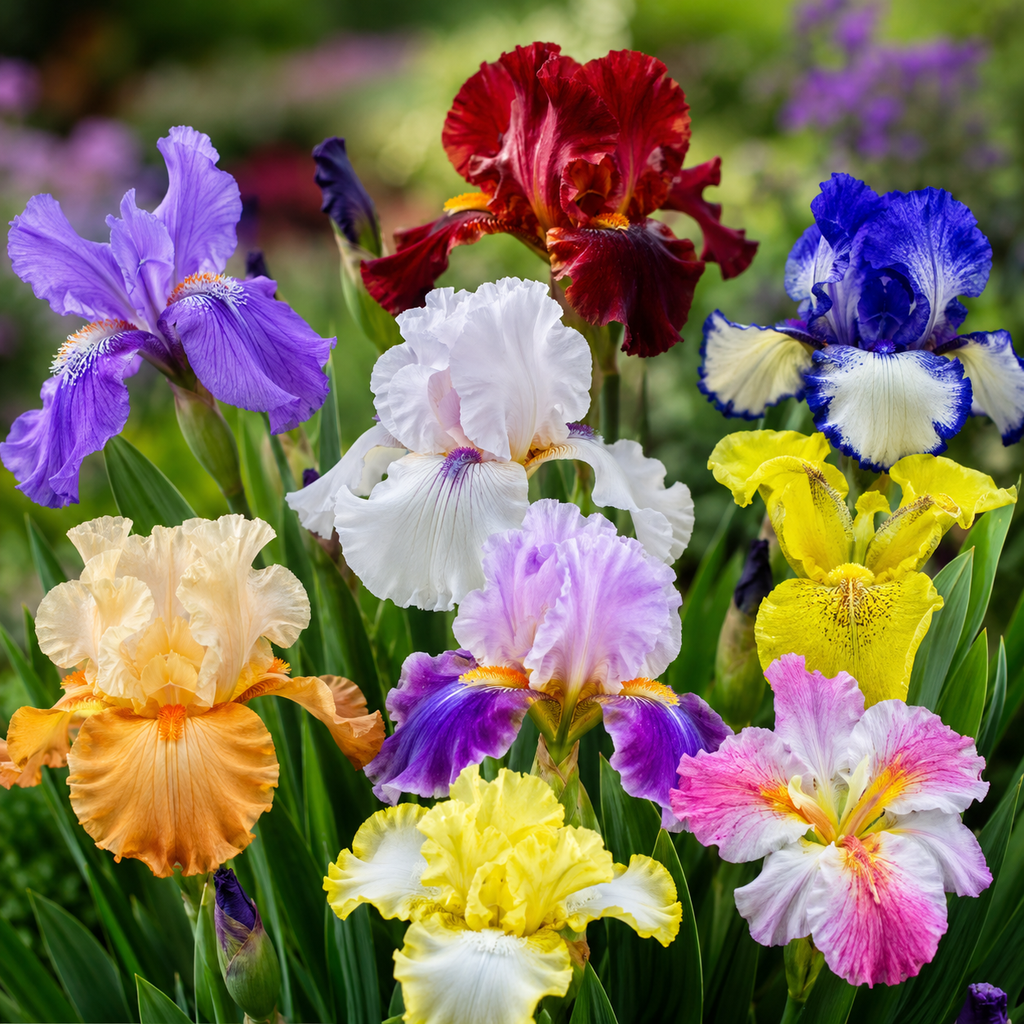 Garden Iris Flower Seeds - home garden seed pack