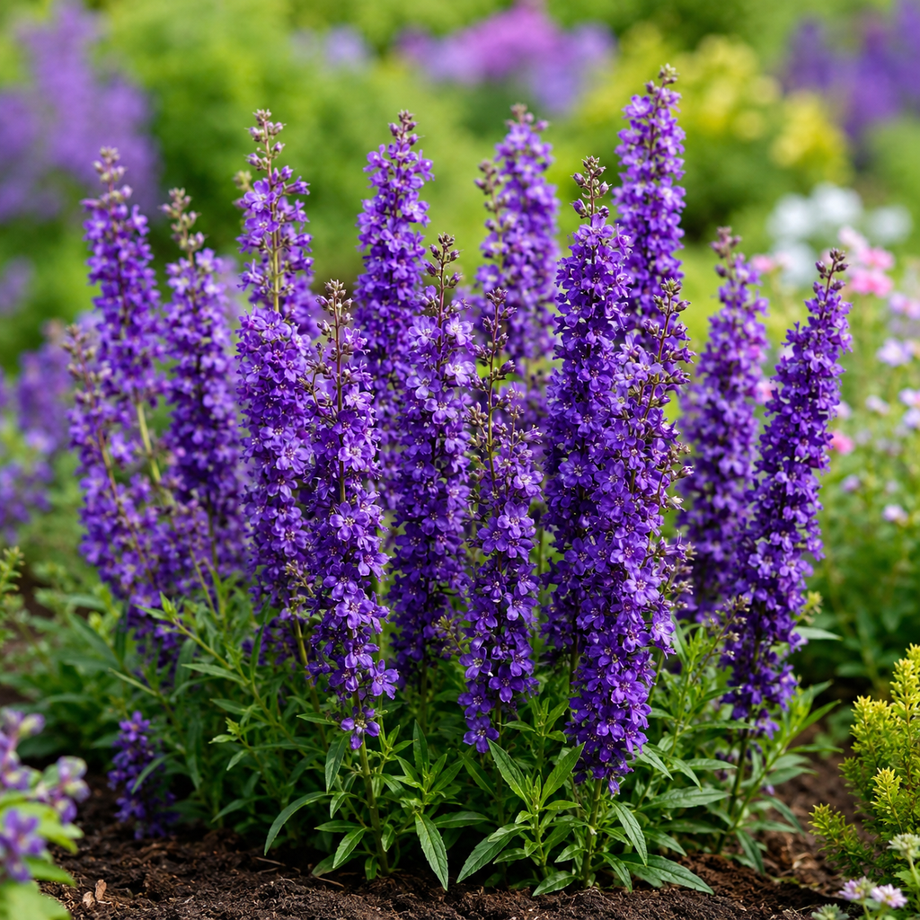 Home Grow Larkspur / Delphinium Flower Seeds - home garden seed pack