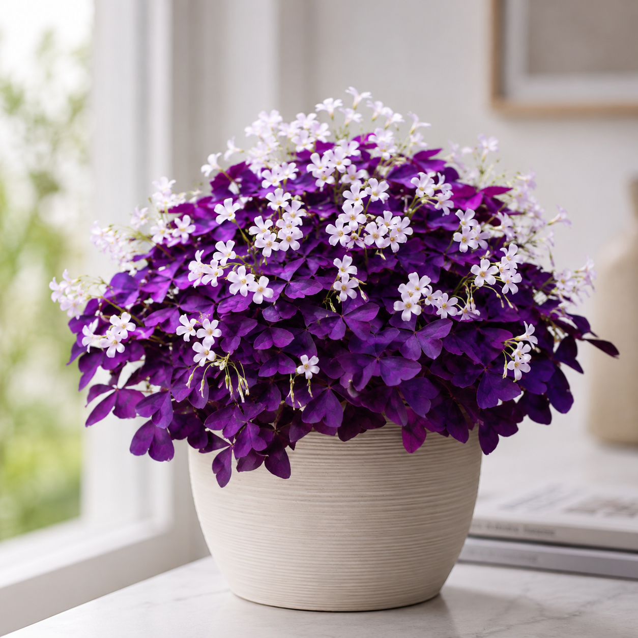 Garden Purple-Leaf Oxalis Bulbs Flower Seeds - home garden seed pack