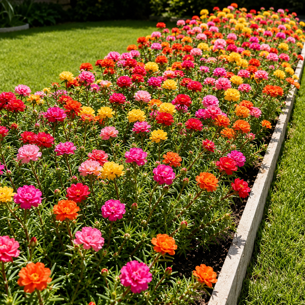 Garden Purslane Flower Seeds - home garden seed pack