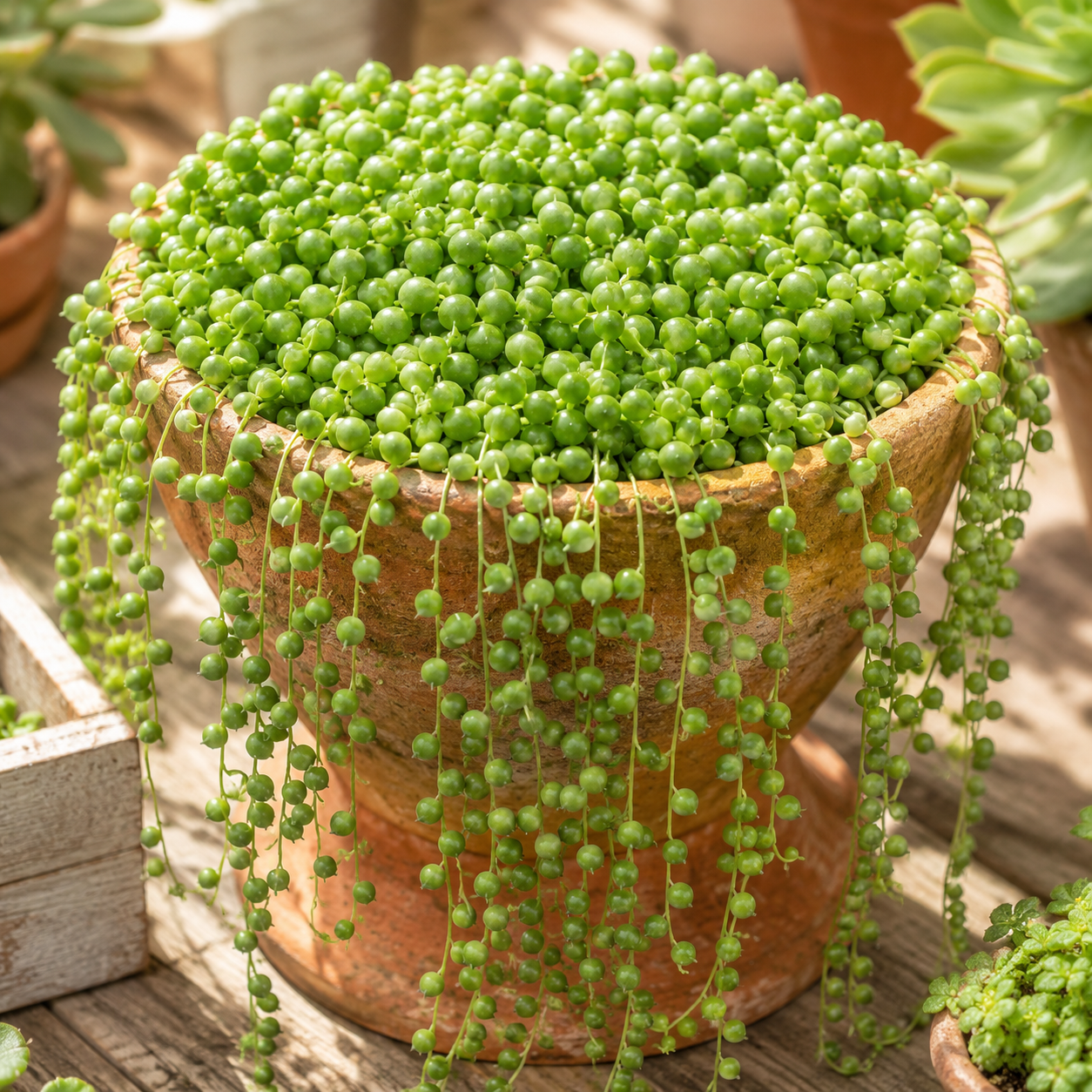 Home Grow String of Pearls Flower Seeds - home garden seed pack